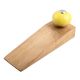 Yellow Round Ceramic Wooden Door Stopper